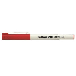 Fineliner 210 M 0.6 rød