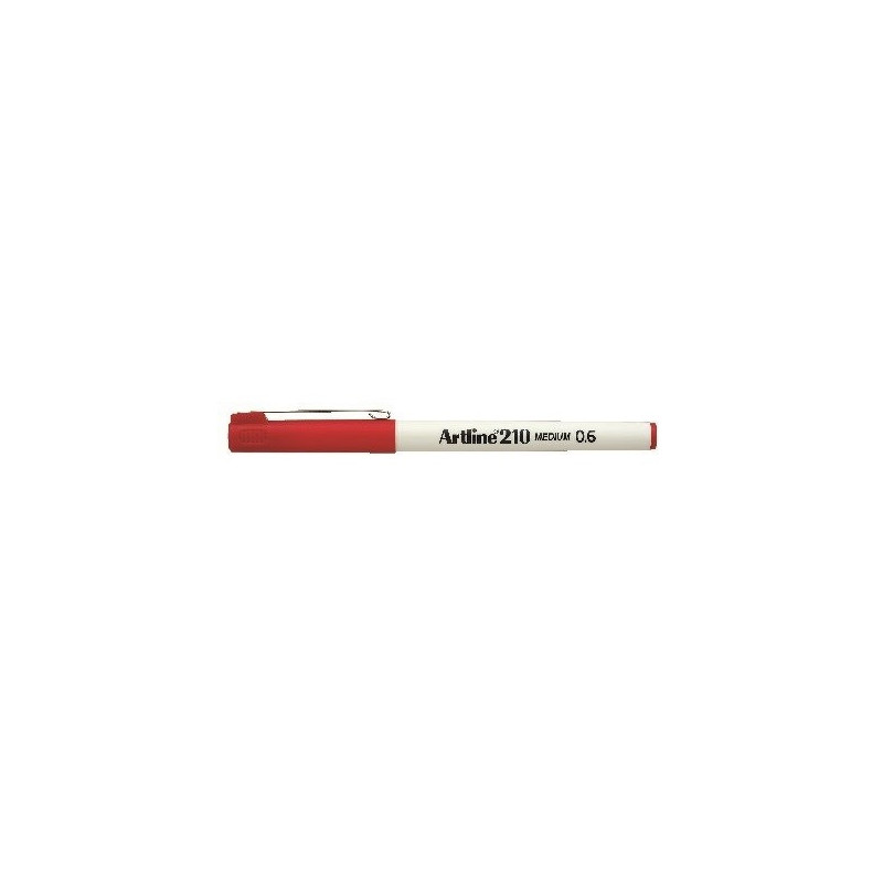 Fineliner 210 M 0.6 rød