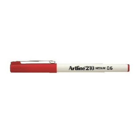 Fineliner 210 M 0.6 rød