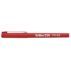 Fineliner 220 SF 0.2 rød