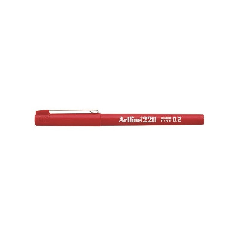 Fineliner 220 SF 0.2 rød