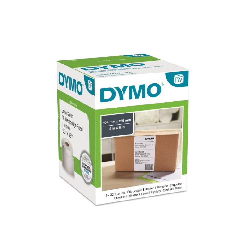 DYMO 4XL - 5XL etiketter til pakker 104x159mm 220stk. S0904980