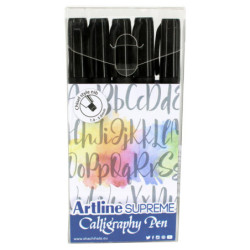 Supreme Calligraphy Pen 5-set black