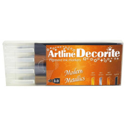 Decorite Flat Modern metallic 4pak