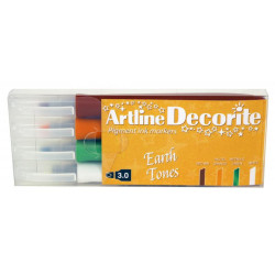 Decorite Flat Earth 4-sæt