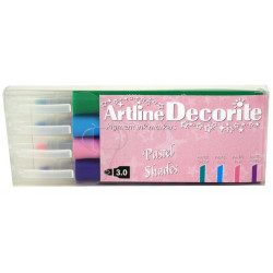 Decorite Flat Pastel 4-sæt