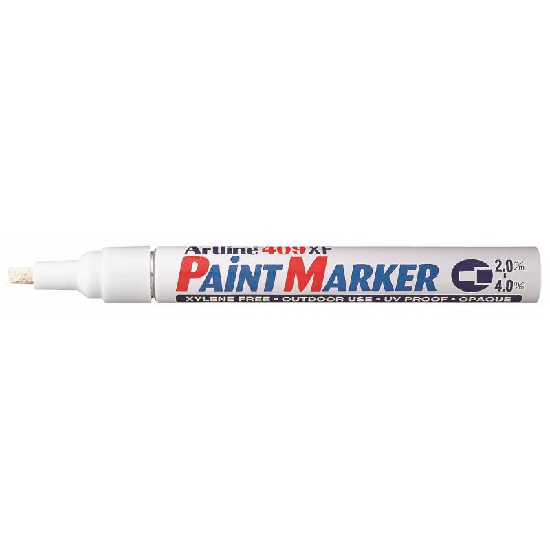 Marker 409XF Paint hvid Marker 409XF Paint hvid