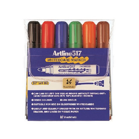 whiteboard Marker 517 6-sæt