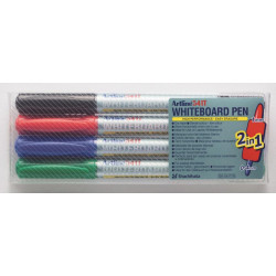 whiteboard Marker 541T 2-i-1 4-sæt