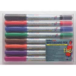 whiteboard Marker 541T 2-i-1 8-sæt