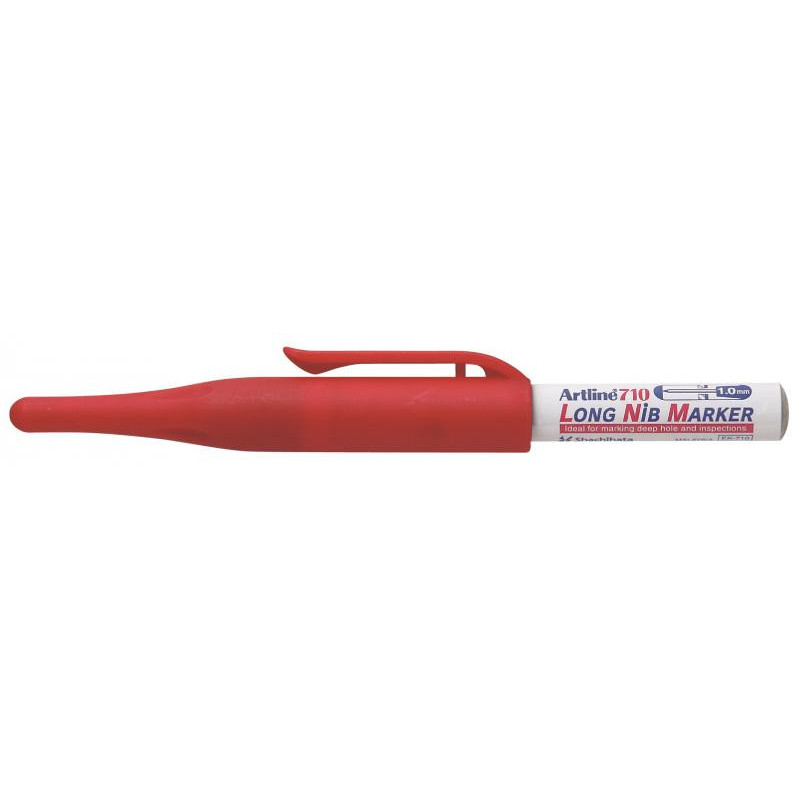 Marker 710 Long Nib rød