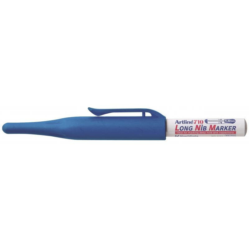 Marker 710 Long Nib blå