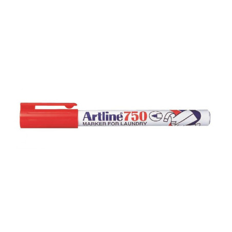 Marker 750 Tekstil rød