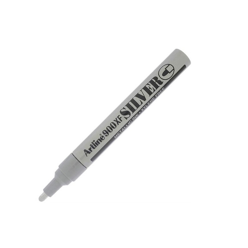 Metallic Markør 900XF 2.3mm sølv
