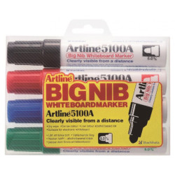 whiteboard Marker 5100A BIG 4-sæt