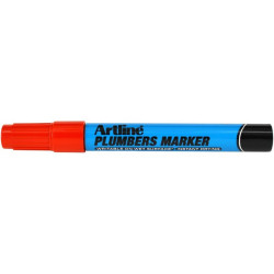 Plumbers marker rød