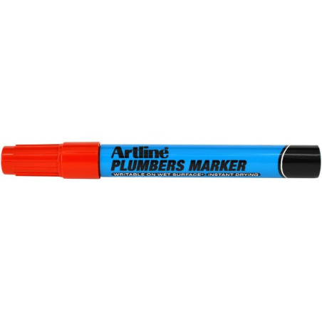 Plumbers marker rød