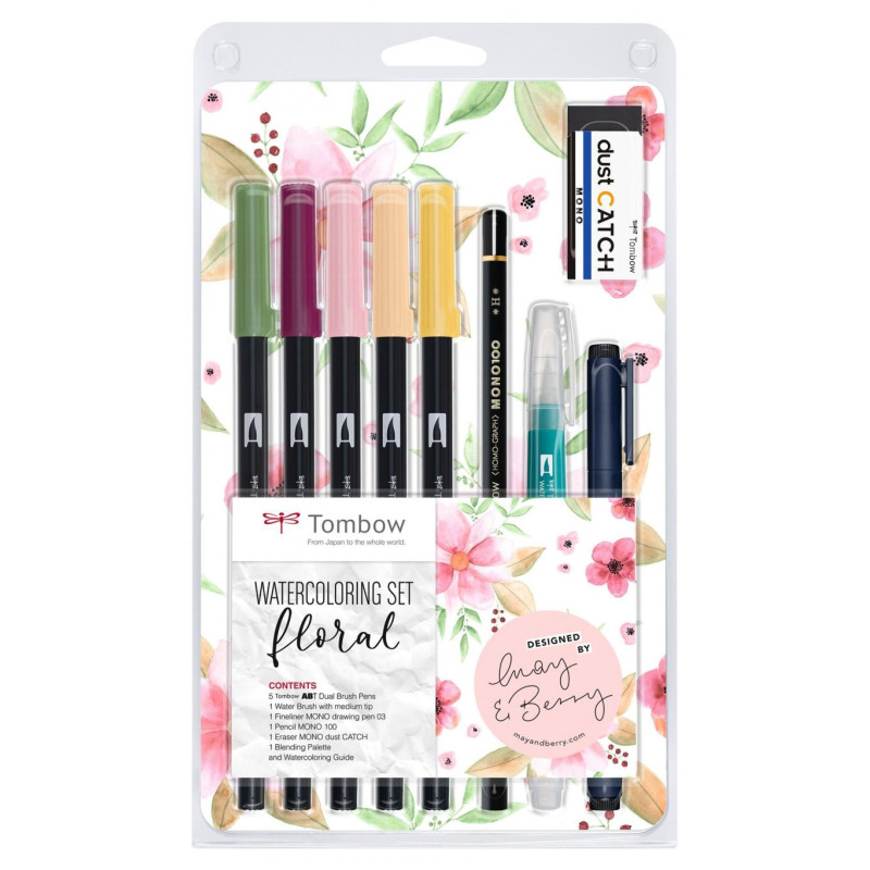 Marker ABT Dual Brush sæt Floral sæt