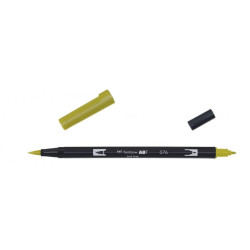 Marker ABT Dual Brush 076 grøn ochre