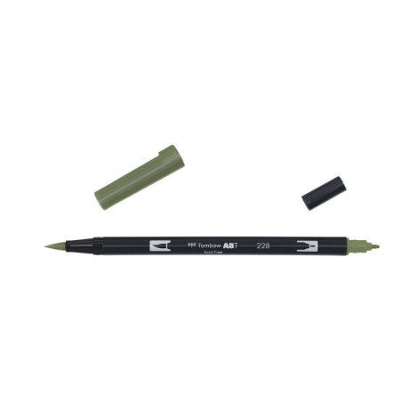 Marker ABT Dual Brush 228 grå grøn