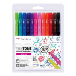 Marker TwinTone pastel 0