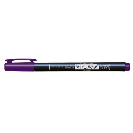 Brush pen Fudenosuke hård lilla