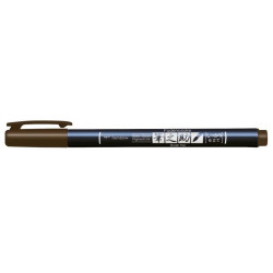 Brush pen Fudenosuke hård brun
