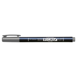 Brush pen Fudenosuke hård grå