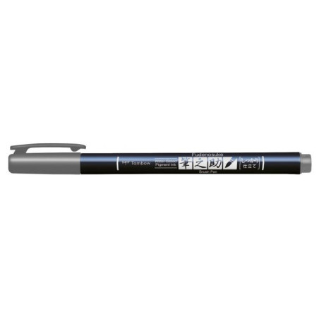 Brush pen Fudenosuke hård grå