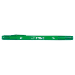 Marker TwinTone grøn 0