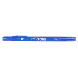 Marker TwinTone fransk blå 0