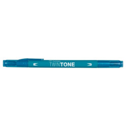 Marker TwinTone turquoise blå 0