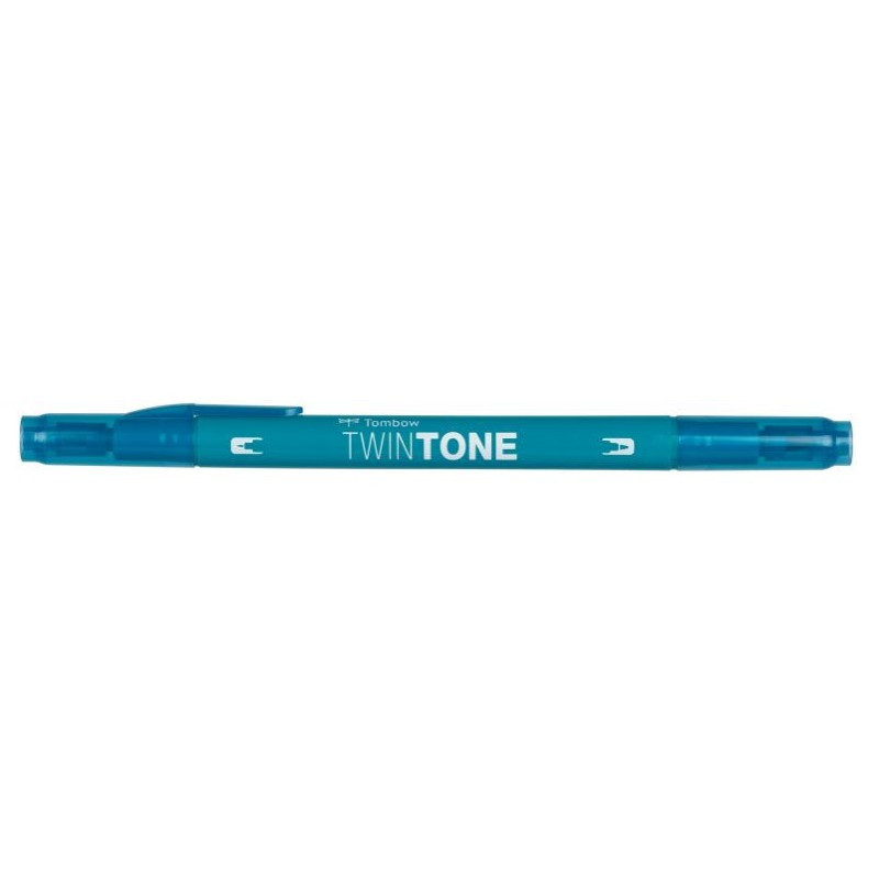 Marker TwinTone turquoise blå 0 Marker TwinTone turquoise blå 0