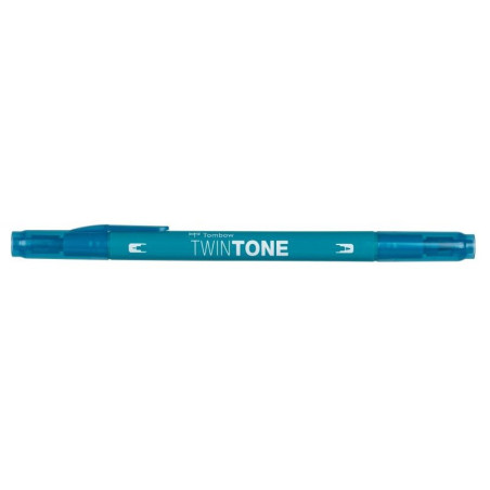 Marker TwinTone turquoise blå 0