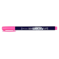 Brush pen Fudenosuke hård neon pink