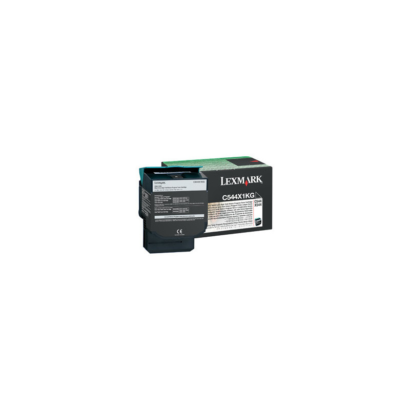 Tonerpatron Lexmark sort C544X1KG Tonerpatron Lexmark sort C544X1KG