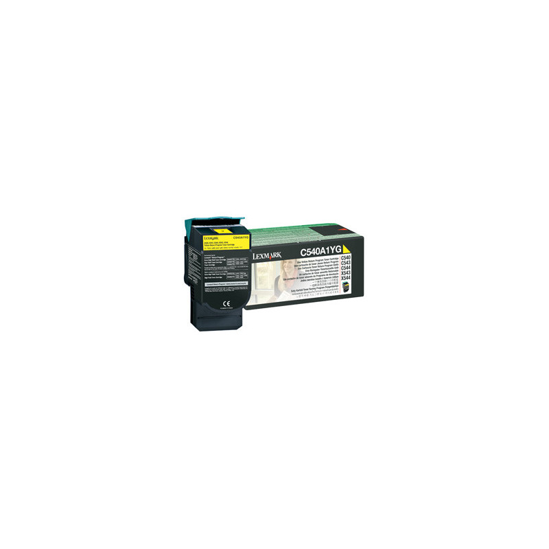 Tonerpatron Lexmark gul C540A1YG