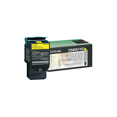 Tonerpatron Lexmark gul C540A1YG