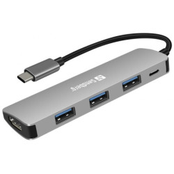 USB-C Dock HDMI+3xUSB+PD 100W
