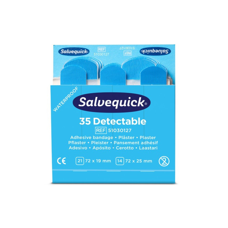 Salvequick Plaster blå refill Salvequick Plaster blå refill