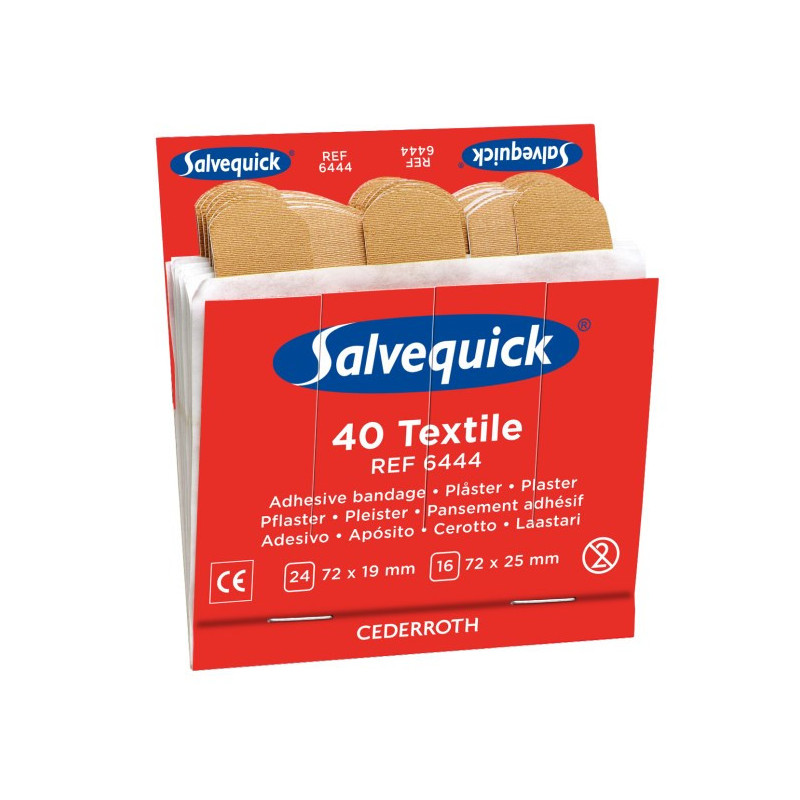 Salvequick Plaster tekstil refill Salvequick Plaster tekstil refill
