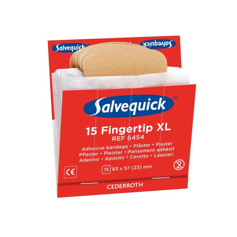 Salvequick Fingerspidsplaster XL refill Salvequick Fingerspidsplaster XL refill