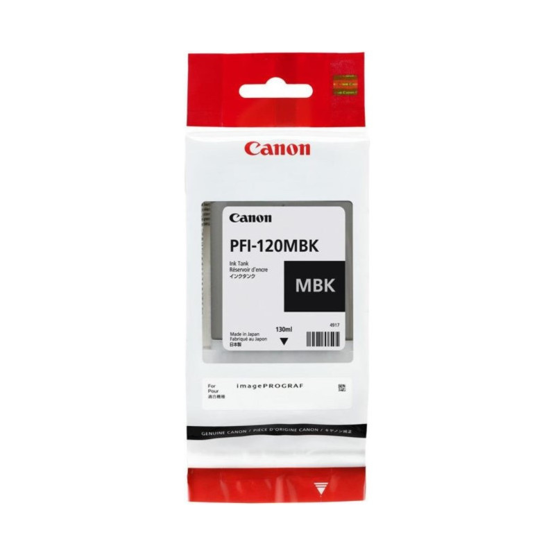 PFI-120MBK mat sort blækpatron