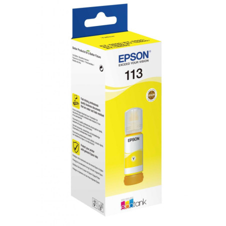 113 EcoTank Pigment gul blæk flaske