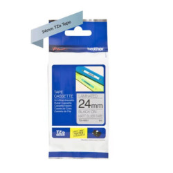 Brother TZe-M951 Sort tekst på sølv-mat tape lamineret 24mm