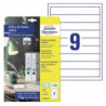 Indstik til Ringbindryg Printbart karton 190x30mm Avery C32266-10