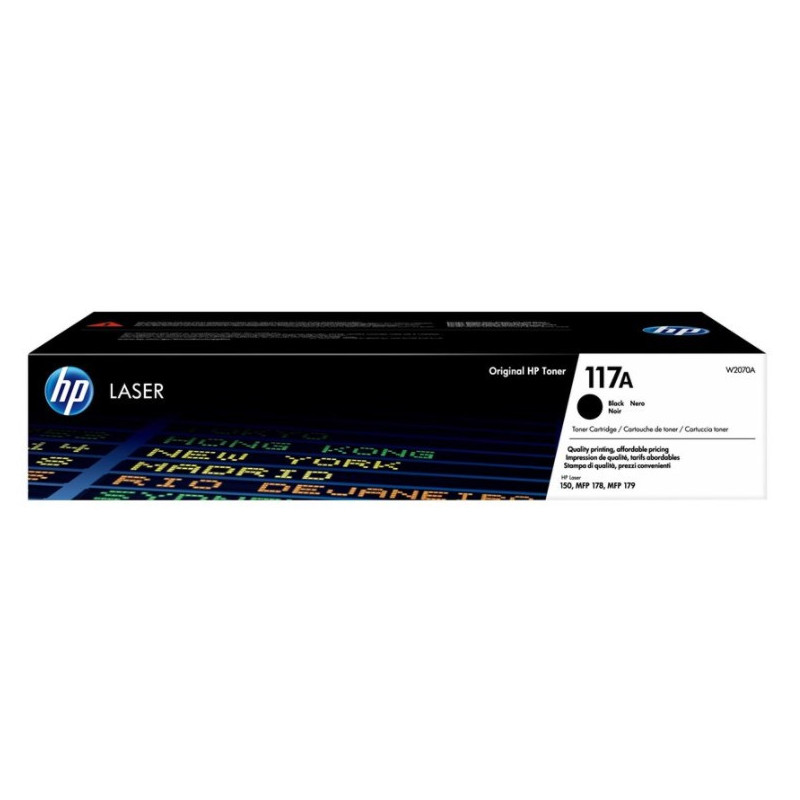 Tonerpatron Sort 117A - W2070A original HP (1000 sider)