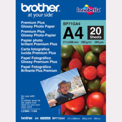 A4 Brother BP71GA4 Glossy Inkjet papir 260g (20ark)