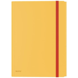 3-klap mappe Cosy A4 PP gul
