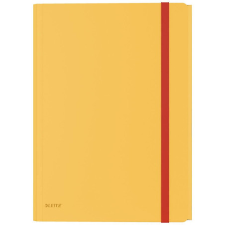 3-klap mappe Cosy A4 PP gul